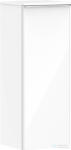 Hansgrohe Xelu Q 106, 5x40x37 cm-es 1 ajtós, balos fali szekrény króm fogantyúval, fényes fehér 54127000 (54127000)
