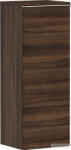 Hansgrohe Xelu Q 106, 5x40x37 cm-es 1 ajtós, balos fali szekrény króm fogantyúval, sötét dió 54130000 (54130000)
