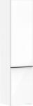 Hansgrohe Xelu Q 165x40x35 cm-es 2 ajtós, balos fali szekrény matt fekete fogantyúval, fényes fehér 54135670 (54135670)