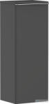 Hansgrohe Xelu Q 106, 5x40x37 cm-es 1 ajtós, jobbos fali szekrény króm fogantyúval, matt gyémántszürke 54132000 (54132000)