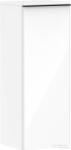 Hansgrohe Xelu Q 106, 5x40x37 cm-es 1 ajtós, jobbos fali szekrény matt fekete fogantyúval, fényes fehér 54131670 (54131670)