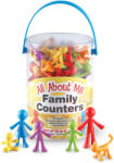 Learning Resources Set pentru sortat si numarat - Familia mea (72 piese) (LER3372) - roua