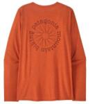 Patagonia Cap Cool Daily Graphic Shirt Lands Long Sleeve Women Tricou cu mânecă lungă Patagonia Spoke Stencil: Redtail Rust X-Dye L