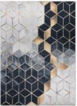  Szőnyeg ARLEN CUBE2 fekete geometrikus modern 160x220