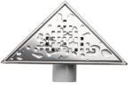 SAY Kackar háromszög zuhanyszifon RM 17, 5x17, 5 cm (71KCRP) (71KCRP)