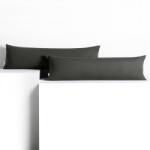 DecoKing Díszpárnahuzat AMBER grafitszürke dzsörzé 20x145 DecoKing