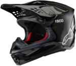 Alpinestars Casca motocross Alpinestars Supertech S-M10 Carbon solid lucios (AIM140-2198)