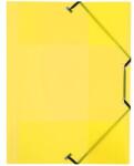 Viquel Gumis mappa, 15 mm, PP, A4, VIQUEL Propyglass , sárga (IV113392)