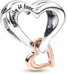 Pandora Moments Kéttónusú áttört végtelenjel szív Rozé arany-Ezüst Charm - 782642C00 (782642C00)