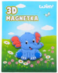 Wiky 3D Mágnes elefánt 4x4, 5cm (táblamágnes) (010920)