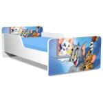  Pat Copii Tom&jerry Model Creativ 2-8 ani Cu Saltea Inclusa 140x70 Cm Ptv5578 (PTV5578)