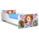  Pat Copii Sofia 3 Model Creativ 2-12 ani Cu Saltea Inclusa 160x80 Cm Ptv5459 (PTV5459)