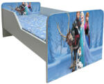  Patut Pentru Fetite 2-8 Ani Frozen 1, Model Sleepy, Cu Saltea De 140x70 Cm Ptv5962 (PTV5962)