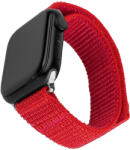 Fixed Curea pentru Apple Watch 1/2/3/4/5/6/7/8/9/10/SE/SE 2/Ultra/Ultra 2 (42/44/45/46/49mm) - Fixed Nylon Sporty Strap - Red