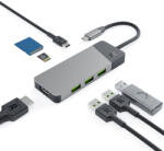  Dokkoló Állomás HUB GC Connect 7in1 (3xUSB-A 3.1 HDMI 4K 60Hz USB-C PD 85W) Apple MacBook M1/M2, Lenovo X1, Asus ZenBook, Dell XPS HUBGC01 (36568)