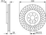 Bosch Disc frana BOSCH 0 986 479 648 (0 986 479 648)