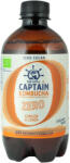 Captain combucha Captain bio kombucha élőflórás ital zero gyömbér-citrom 400 ml - delfinbuvar