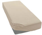STELLA lepedő strech pamut 40x90cm tejeskávé - babymax