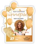 Personal Személyre szabott meghívók 6 db - Arany ünnepség
