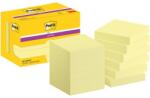 3M Öntapadó jegyzettömb csomag, 48x48 mm, 12x90 lap, 3M POSTIT "Super Sticky", sárga (7100242802/7100045784) - tonerpiac