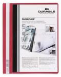 DURABLE Gyorsfűző, A4, széles, panorámás, DURABLE "DURAPLUS®", piros (257903) - tonerpiac