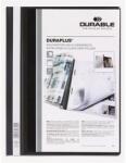 DURABLE Gyorsfűző, A4, széles, panorámás, DURABLE "DURAPLUS®", fekete (257901) - tonerpiac