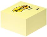 3M Öntapadó jegyzettömb, 76x76 mm, 450 lap, 3M POSTIT, sárga (7100172238) - tonerpiac