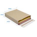 E-green Csomagküldő webshop tasak 350x450x120mm, erős kraft papírból 200 db/doboz, E-green barna (69114) - tonerpiac - 353 Ft