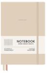 Shkolyaryk Publishing House Jegyzetfüzet, A5, kockás, 96 lap, puhafedeles, SHKOLYARYK "Genius", Latte (A5-7109K)