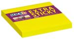 Stickn Öntapadó jegyzettömb STICK`N extra erős 76x76mm neon sárga 90 lap (21670) - tonerpiac