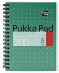 Pukka Pad Spirálfüzet, A6, vonalas, 100 lap, PUKKA PAD, "Metallic Jotta (JM036-LINED)
