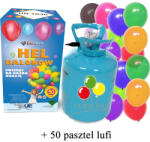 BROGAZ s. c Hélium palack, 50 lufihoz, pasztel lufival