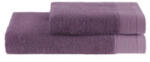 SOFT COTTON BAMBOO törölköző és fürdőlepedő szett, 2 db Lila - orgona lila / Lila