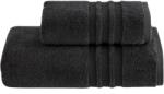 SOFT COTTON PRESTIGE törölköző és fürdőlepedő szett, 2 db Fekete antracit / Black anthracite