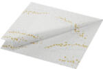 DUNI szalvéta 33/3 Golden Stardust fehér 50 db/cs
