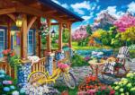 KS Games - Puzzle Casă colorată lângă lac - 500 piese Puzzle
