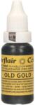 Sugarflair Colours Vopsea lichidă Old Gold auriu 14 ml