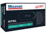 Misavan Manusi unica folosinta nitril Misavan, marime L, negru, 100 buc set, 90015656 (6422768033832)