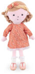 Petite&Mars Papusa, PetiteMars, Sophie 14 x 34 cm, 0 luni+, Ambalaj cu mini puzzle din carton, 35 cm, Roz (620520) Papusa