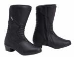 Sixgear Cizme Moto din Piele SIXGEAR ELENA · Negru