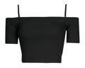 GUESS Blúzok SS FRANCE TOP Fekete EU L