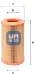 UFI légszűrő UFI 27.524. 00 (27.524.00) - ktkautoparts
