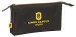 Kings League Penar triplu Kings League Negru 22 x 12 x 3 cm Penar