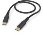Hama "Flexible" Charging Cable, USB-C - USB-C, 1.5 m, Silicone, black (HM201576)