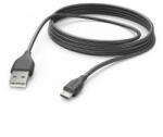 Hama Charging Cable, USB-A - Micro-USB, 3 m, black (HM201588)