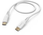 Hama "Flexible" Charging Cable, USB-C - USB-C, 1.5 m, Silicone, white (HM201577)