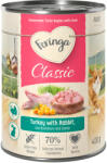 Feringa 12x400g Feringa Classic Meat Menü Nyúl & pulyka nedves macskatáp