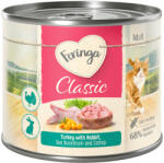 Feringa 6x200g Feringa Classic Meat Nyúl, pulyka, homoktövis & macskamenta nedves macskatáp