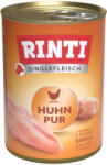 RINTI 6x400g Rinti Singlefleisch nedves kutyatáp- Csirke pur