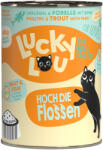  Lucky Lou 6x400g Lucky Lou Adult Szárnyas & pisztráng nedves macskatáp